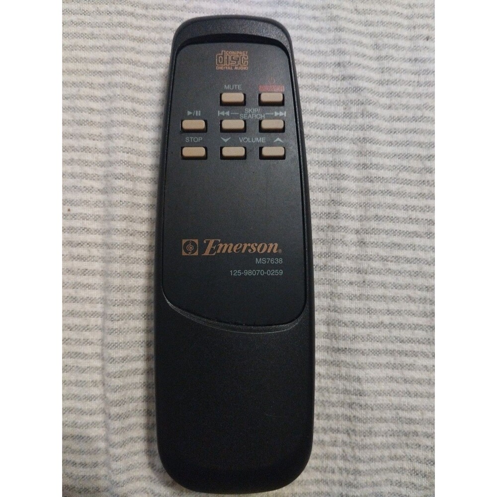 OEM Emerson  MS7638 CD Player Remote Control - Tested & Works